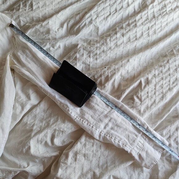 Muji 100% Linen Button-Down Shirt - 2019 - White - Sz S - Picture 13 of 13